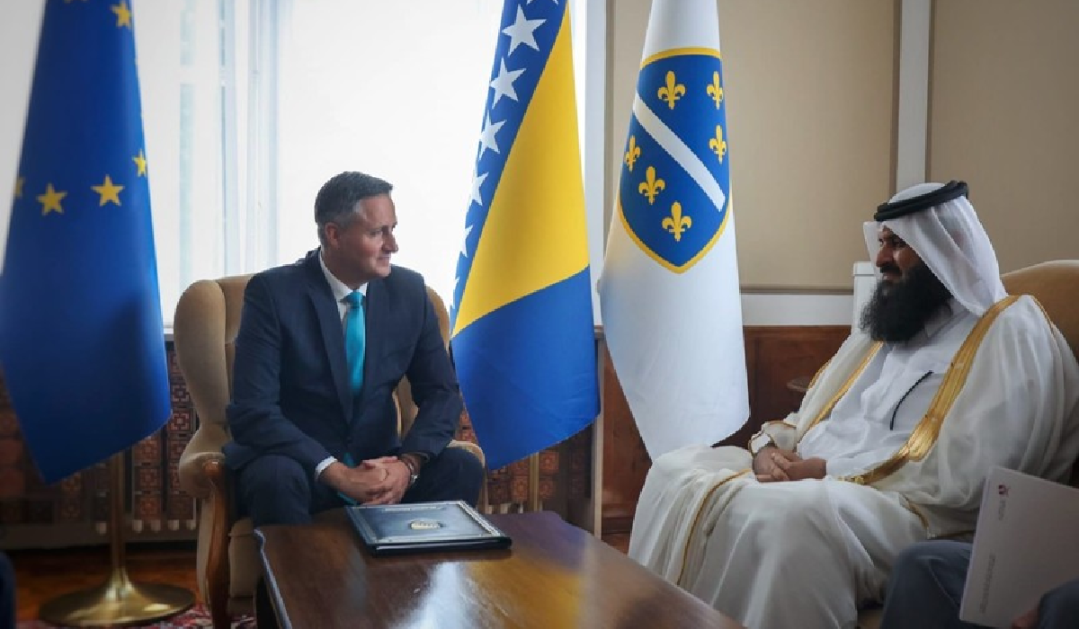 HE Chairman Denis Bećirović Pays Tribute at Qatari Embassy